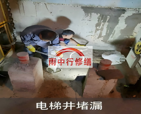 山东星雨华府电梯井堵漏案例